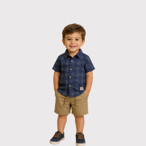 Kit 3 Conjuntos Gola Polo Coqueiro Baby Menino