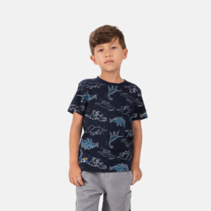 Camiseta Dinossauro Infantil Verão