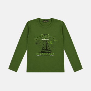 Kit 4 Camisetas Manga Longa Ocean Infantil Menino