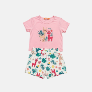 Conjunto Lhama Baby Menina