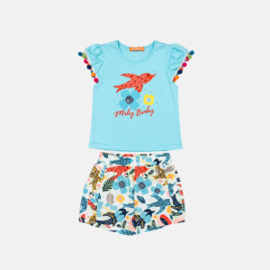 Conjunto Passaros Baby Menina