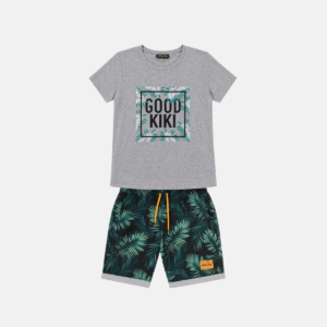 Conjunto Folhas Infantil Verão Menino