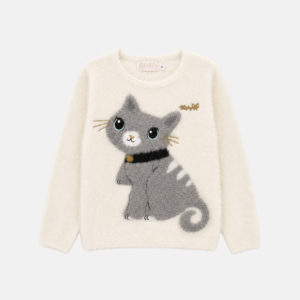 Kit 4 Tricôs Pelinho Gatinho Infantil Menina