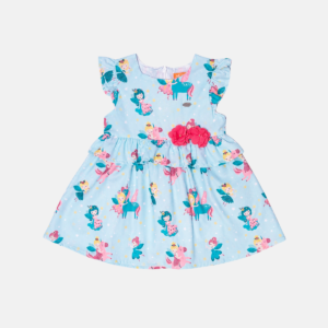 Kit 3 Vestidos Fada Unicórnio Baby