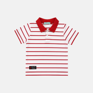 Kit 3 Camisetas Gola Polo Listrada Baby Menino