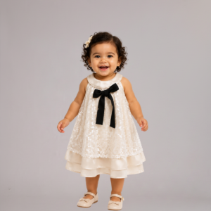 Kit 3 Vestidos Paite Laço Baby Menina