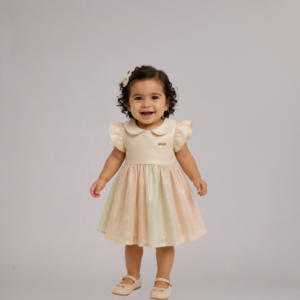 Kit 3 Vestidos Color Furta-cor Baby Menina