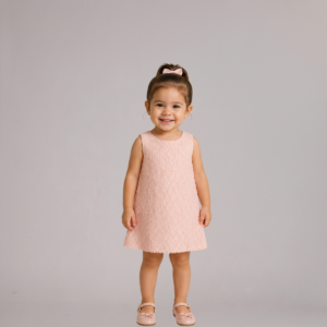 Kit 3 Vestidos Coração  Baby Menina