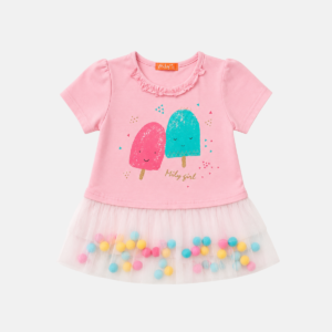 Batinha Pompom Infantil Menina