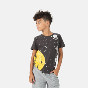 Camiseta Lua Infantil Verão Menino