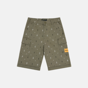 Kit 4 Bermudas Coqueiro Sarja Infantil Menino