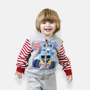 Moletom Monster Com Capuz Baby Menino