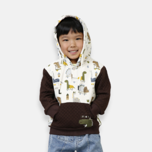 Moletom Dinossauro Com Capuz Baby Menino