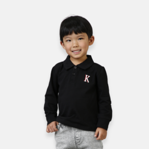 Blusa Manga Longa Gola Polo K Baby Menino