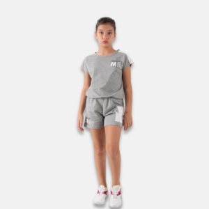 Conjunto Malha Bolso Juvenil Menina