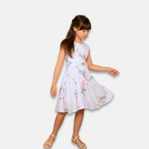 Vestido Florido Juvenil para Menina