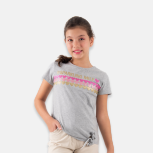 Blusa Coração Juvenil Menina
