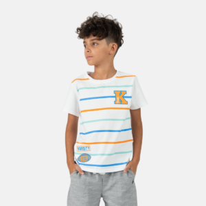 Camiseta Listra Colorida Infantil Menino