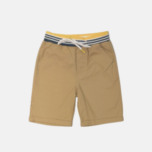 Bermuda Sarja com Elástico na Cintura Infantil Menino