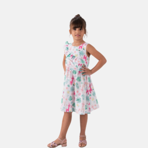 Vestido Lhama Infantil Menina