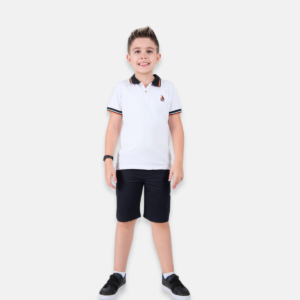 Conjunto Gola Polo com Sarja Juvenil
