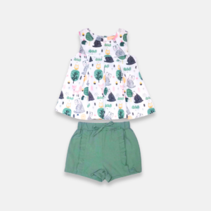 Conjunto Floresta Baby Menina