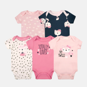 Kit 5 Body Manga Sweet Baby Menina