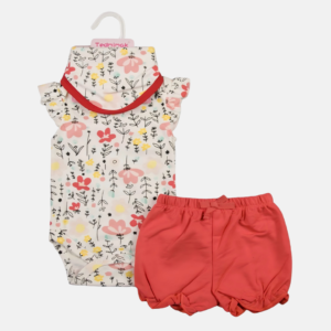 Kit 3 Peças Floral  Baby Menina